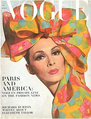 Vintage Vogue magazine covers - wah4mi0ae4yauslife.com - Vintage Vogue March 1965 - Wilhemina.jpg